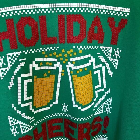 Vintage‎ Cheers Beer Green sweatshirt size XL - Picture 1 of 8